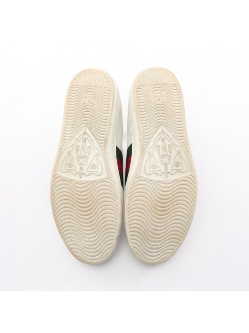 Gucci Sneakers Embroidered Sherry Line Leather - Picture 4 of 11